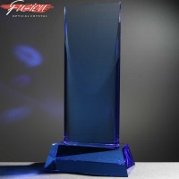 Fusion Crystal 11" Grand Blue Oval