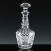 Inverness Crystal Traditional Panelled Port Decanter, Single, Blue Boxed
