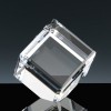 Optical Crystal Award 2.5 inch Balancing Cube, Single, Velvet Casket