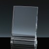Optical Crystal Award 6 inch Portrait Tablet, Single, Velvet Casket